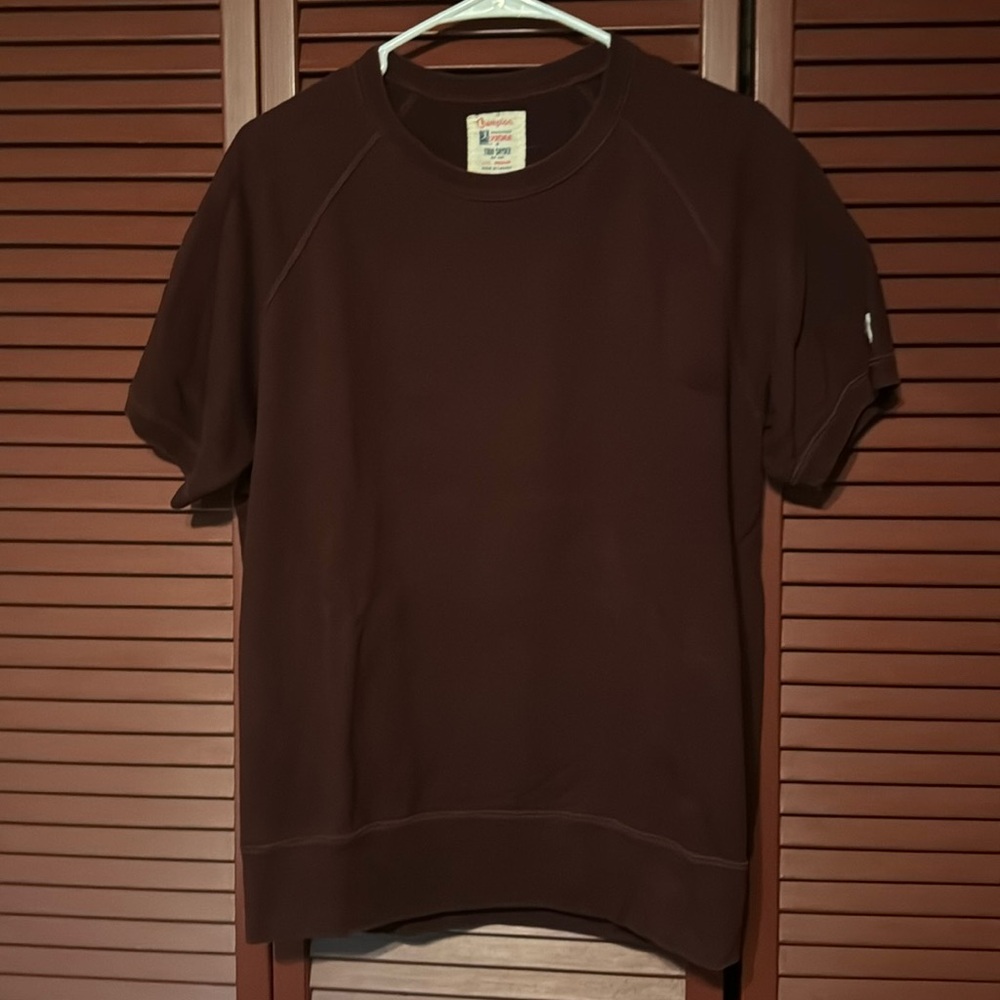 Todd Snyder X Champion short sleeve crewneck sweatshirt
